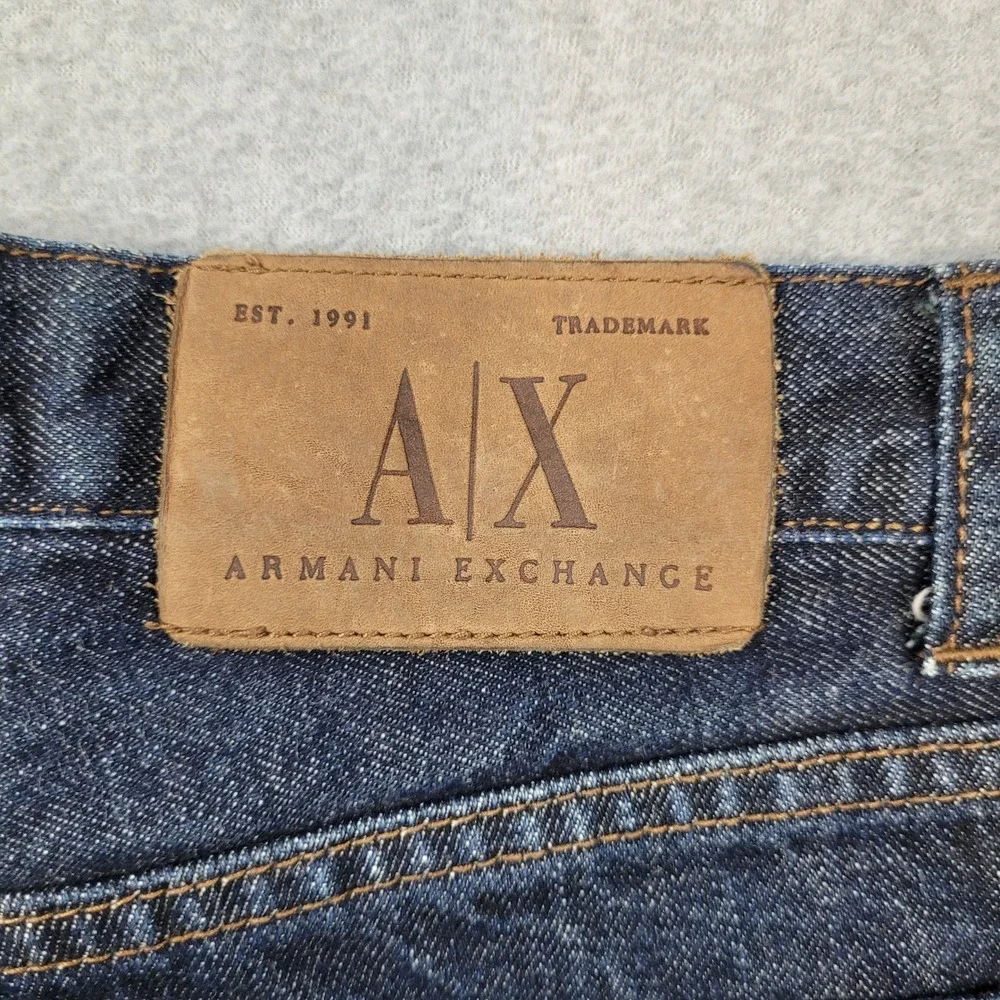 Armani Exchange Jeans Mens 30x30 Dark Wash Classic Fit J05 Denim